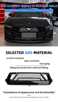 Grille avant de voiture personnalisable pour Mustang EcoBoost S650 2024, style Shelby, durable, composants de mise à niveau pour pare-chocs avant