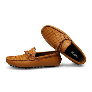 Mocasines de Negocios para Hombre Hechos a Mano con Cuero Genuino, Transpirables, para Primavera, Verano y Todas las Estaciones, Listos para Usar, para Conducir - Product Image 4