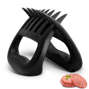Bear Claw Meat Shredder Plastic Black Meat Tenderizer For BBQ Chicken Slicing - Product Image 1