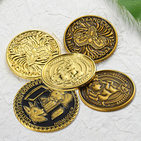 Monedas Antiguas Promocionales Personalizadas, Chapadas en Oro, Plata y Cobre, Monedas de Recuerdo Europeas con Estampado 3D de Doble Cara