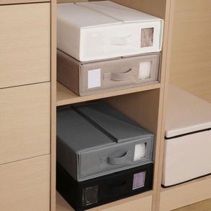 Nouvelle boîte de rangement pliable en tissu Oxford pour draps et housses de couette avec fermeture éclair, organisateur de placard pour literie et vêtements - Product Image 6