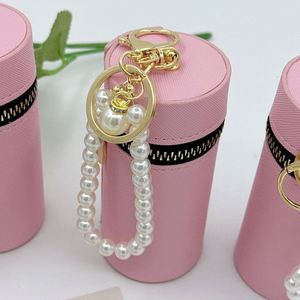 New Mini Bucket Bag Portable <b>Lipstick</b> Bag PU Leather Makeup <b>Lipstick</b> case Keychain Lip Cream Storage Pouch Factory-direct - Product Image 4