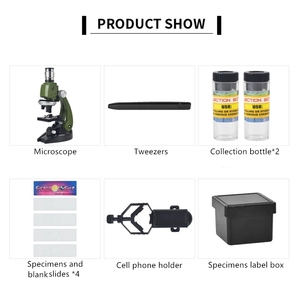 학생 학습용 교육 STEM LED 현미경 (8세 이상 어린이 과학 장난감) - Product Image 4