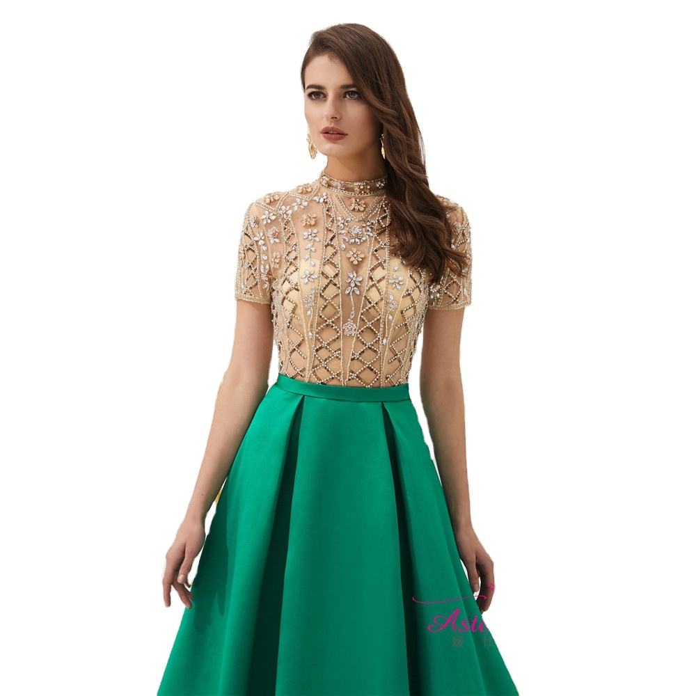 teal green prom dress