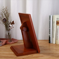 Miroir de maquillage pliant en bois massif, miroir de coiffeuse en bois tendance pour filles, vente en gros directe usine