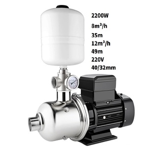 Pompe à eau horizontale de surpression de haute qualité 2200W à commande VFD pour usage domestique et irrigation - Product Image 1