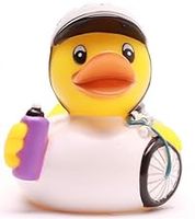 Canard de bain en caoutchouc, cadeau unisexe pour enfants, idéal pour les cadeaux de Noël, jouet aquatique pour 0-24 mois, fabriqué en Chine