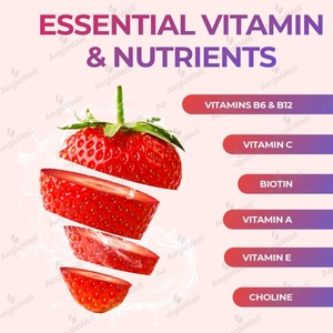 AegleWell Gomitas multivitamínicas para adultos 22 extractos de vitaminas y minerales que incluyen gomitas envasadas en ABCD y zinc - Product Image 5