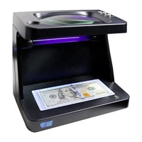 Détecteur de faux billets portable en plastique DC-107EB Easy Banker avec vérification UV des billets et des filigranes