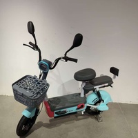Vélo électrique urbain de 14 pouces pour adultes, moteur sans balais de 350 W, moteur de moyeu arrière, électronique, autonomie de 50 km, batterie au plomb-acide, léger
