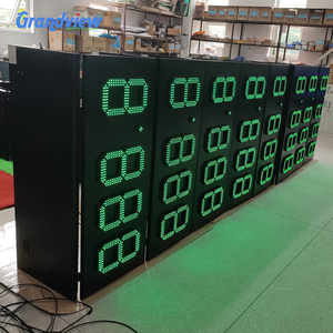Ngoài Trời Trạm Xăng Giá Gas/4 Chữ Số Pylon Đăng Giá Dấu Hiệu Led/Led Số Bảng Hiển Thị - Product Image 3