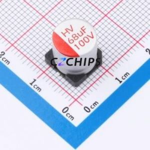 HV2A686M1010PZ Solid Capacitor SMD,D10xL10mm ( Capacitance: 68uF )( Precision: 20% Rated Voltage: 100V ) - Product Image 1