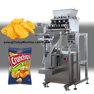 Automatic Rice Ice Candy Salt Filing Sachet Linear Weigher Packaging Machine