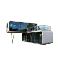 Maison capsule Apple Cabin, maison préfabriquée de luxe, maison préfabriquée, cabane mobile, capsule spatiale, mini-cabane