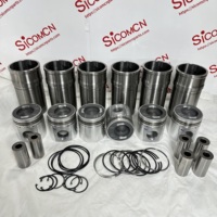 Kit de révision moteur 6CT8.3-C260 : Piston 5717595, Chemise 5478894, Segment, Roulement, Soupape pour pièces de reconstruction Cummins 6CT