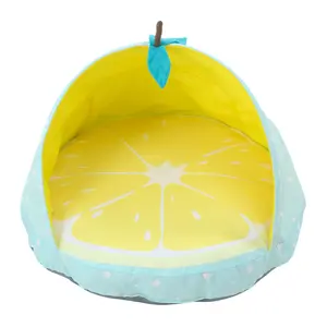 Foldable Breathable Cute Strawberry Watermelon Fruit Shape Four seasons universal Cat And Dog Sofa Pet Beds