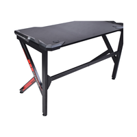 CARLFORD Table de jeu en métal pour ordinateur de bureau avec design simple