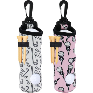 Porta Pelotas de Golf con Logotipo Personalizado, Bolsa de Transporte para Pelotas de Golf con Gancho Ligero, Accesorios de Golf Portátiles - Product Image 1