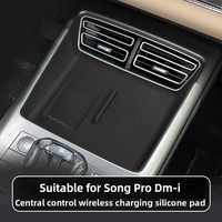 Kabelloses Lade-Silikonpad für 25-26 BYD Song Pro Dmi DM-i Innenraum Rutschfeste Staubdichte Schutzmatte Kratzfeste Oberfläche