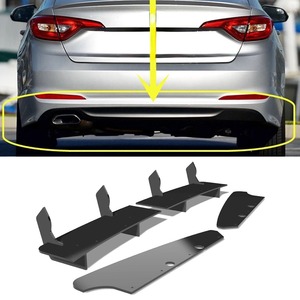 <strong>Car</strong> Rear Bumper Spoiler Lip Diffuser Modification Part For <strong>Hyundai</strong> Sonata 8 2015-2016 Bumper <strong>Guard</strong> Protector <strong>Car</strong> Accessories - Product Image 1