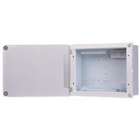 Boîtier réseau CNFLY IP30 de luxe avec panneau en verre trempé, coffret métallique esthétique, boîte de distribution Wi-Fi pour maison intelligente, hub multimédia