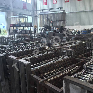 Conjunto de Halteres Hexagonais Personalizados com Logo TOPTONS Equipamento de Academia & Treinamento de Musculação Halteres de Borracha - Product Image 4