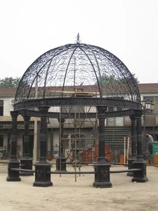 Châu Âu hiện đại Roman phong cách Lớn Vườn trang trí wrought sắt Dome kim loại sắt gazebo cho ngoài trời trang trí sân vườn - Product Image 5
