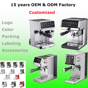 Stainless Steel Espresso <b>Coffee</b> Machine With 500ML Milk and Digital Touch Screen for Household Hotel Use Espresso <b>Coffee</b> <b>Makers</b> - Product Image 2