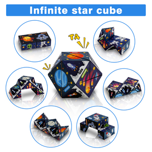 OEM Tùy Chỉnh Chuyên Nghiệp Từ Ma Thuật Infinity Cube <span class=keywords><strong>3D</strong></span> Hình Dạng Chuyển Biến Hình Học Câu Đố Căng Thẳng Cứu Trợ Fidget Đồ Chơi - Product Image 2