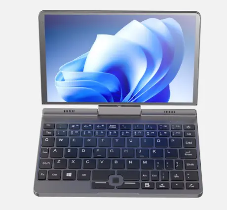 Mini ordinateur portable de 12e génération Lake N100 4 cœurs écran tactile 8 pouces 12G DDR5 Notebook Tablet PC 2-en-1 WiFi6 Gaming Intel SSD