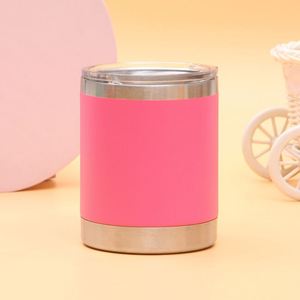 <b>Double</b> <b>Wall</b> 10oz Vacuum Tumbler 304 Stainless Steel Thermal <b>Mug</b> Custom Logo Insulated Portable Lightweight - Product Image 2