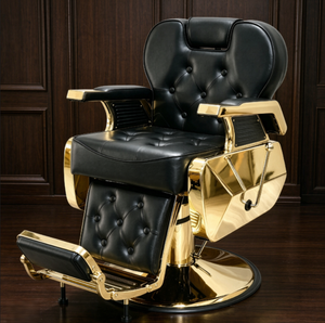 Vintage Barber Chair Classic Men's Haircut Chair Luxury Shaving Recliner Professional Salon Furniture - Product Image 5