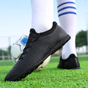 Chaussures de football pour adolescents, chaussures de football à lacets basses, antidérapantes, respirantes, pour garçons, filles, hommes et femmes - Product Image 2