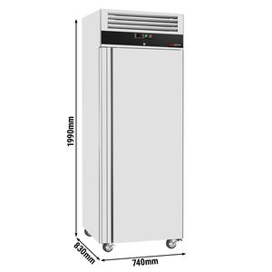 Congelador Vertical de Acero Inoxidable Gastro Reach-In ECO-GN 2/1-700 Litros, Descongelación Automática, Eficiencia Energética A++, 2 Años de Garantía - Product Image 2