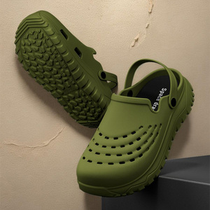 Sabots personnalisés 2026 en EVA, couleur unie, plateforme confortable, en <span class=keywords><strong>plastique</strong></span> et caoutchouc, logo personnalisable, sabots tendance pour hommes - Product Image 5