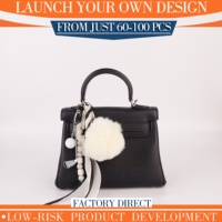 Chaîne d'accessoires pompon perlé, Vente en gros pour les magasins de mode, Sac pour ordinateur portable, Décoration de rétroviseur, Garniture de chevet, Cadeau pour ami
