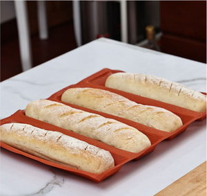 붙지 않는 실리콘 천공 베이킹 빵 형태 샌드위치 금형 프렌치 바게트 빵 팬 식품 매트 - Product Image 2