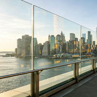 Verre de sécurité insonorisé résistant à la pression du vent pour cuisine solaire, verre flotté transparent PVB laminé, mur-rideau anti-éclatement Shunhua