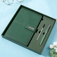 Ensemble de carnet et stylo A5 en cuir de luxe avec logo personnalisé LX imprimé en sérigraphie pour hommes, services professionnels, cadeau d'affaires