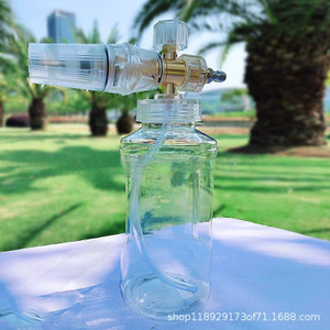 Pistola de agua transparente de cobre para lavado de coches, pulverizador en forma de abanico, limpiador de alta presión, desengrasante ligero, fabricado en Taizhou - Product Image 4