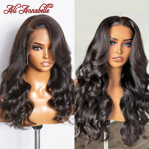 Perruque de cheveux brésiliens avec lace frontale Body Wave - Product Image 5