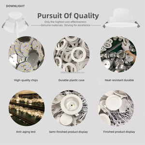 Focos empotrables <span class=keywords><strong>LED</strong></span> europeos de 7w, ultra planos, de plástico, modernos, 3cct, CE, SAA, IP44, para baño, de bajo consumo. - Product Image 3