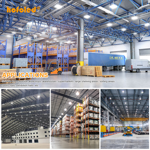 Склад в США и Канаде: Промышленные светильники Commercial <span class=keywords><strong>Bay</strong></span> <span class=keywords><strong>Lighting</strong></span> 200 Вт, диммируемые 0-10 В, с вилкой EU/US, IP65; Промышленные лампы 240 Вт, светодиодные светильники <span class=keywords><strong>High</strong></span> <span class=keywords><strong>Bay</strong></span> UFO LED - Product Image 6