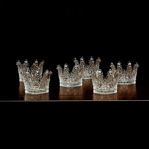 Декоративный подсвечник для вотивных свечей, прозрачный подсвечник для чайных свечей, стеклянный подсвечник в форме короны - Product Image 5