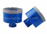 Foret diamanté M14 brasé sous vide outils diamantés mèche de coupe scie cloche pour carrelage jeu de forets à noyau diamanté 6/8/10/12/20/35/45/68mm