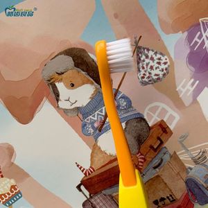 Cepillo de Dientes para Bebé Haochi Liangpin, Paquete de 1, Cerdas Suaves, Orificio Redondo, para Bebés de 0 a 3 Años, Entrenamiento de Dentición - Product Image 3