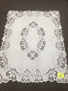 <span class=keywords><strong>Nappe</strong></span> européenne en dentelle blanche <span class=keywords><strong>de</strong></span> noël, linge <span class=keywords><strong>de</strong></span> table rectangulaire, pour la maison, vente en gros - Product Image 2