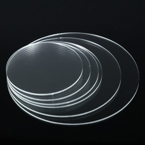 Circular Acrylic <b>Board</b> <b>Cake</b> Display <b>Board</b>, High Transparency Acrylic Diy Circular Ornament Tray - Product Image 2