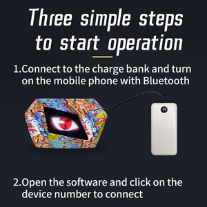 Hot New Hot Led Satchel Knight Bag Supplier Wholesale Devil'S Eye Waterproof Oblique Back Travel Light Helmet Bag Bluetooth 5V - Product Image 5