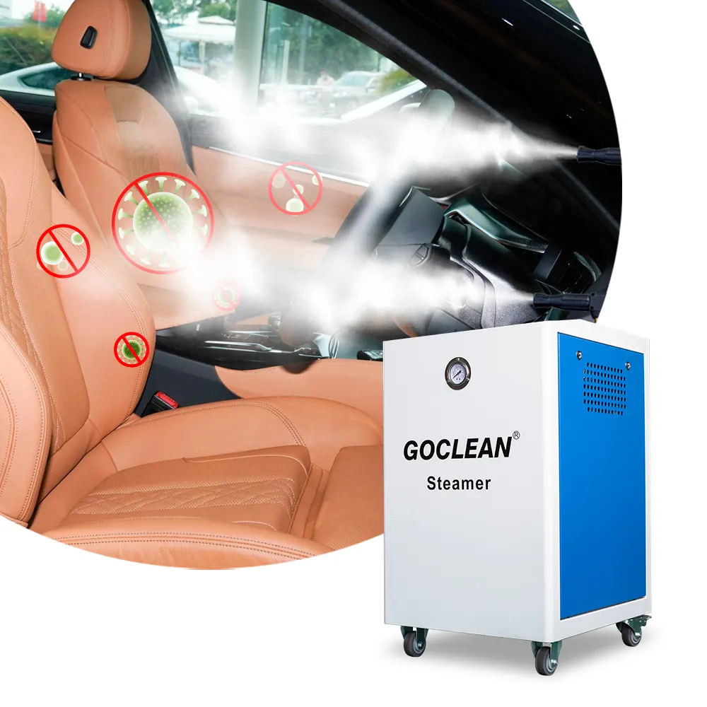 Goclean Fabriek Bacteriakiller Mobiele Auto Wasmachine Machines Stoomreiniger Machines Wasstraat Draagbare Stoom Wassen Machine Voor Verkoop